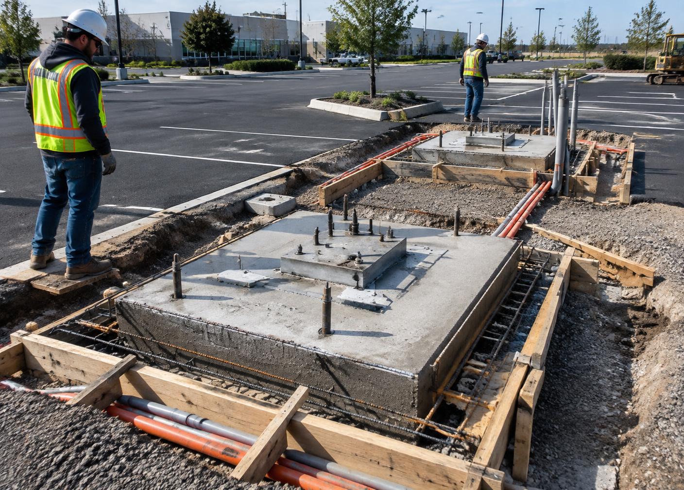 EV Charging Site Infrastructure field work
